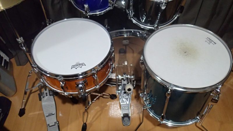 ドラムセット全体足元
