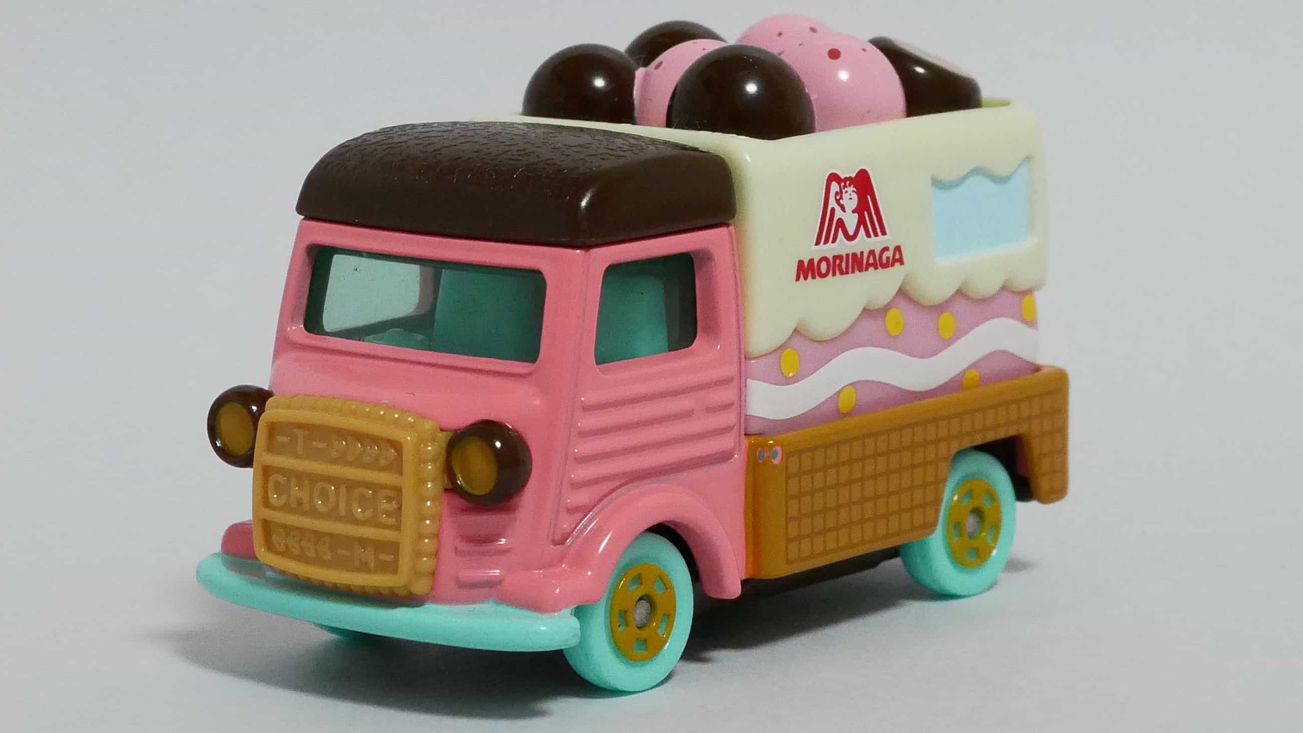 ドリームトミカNo.148-3おかしのくるま森永-前