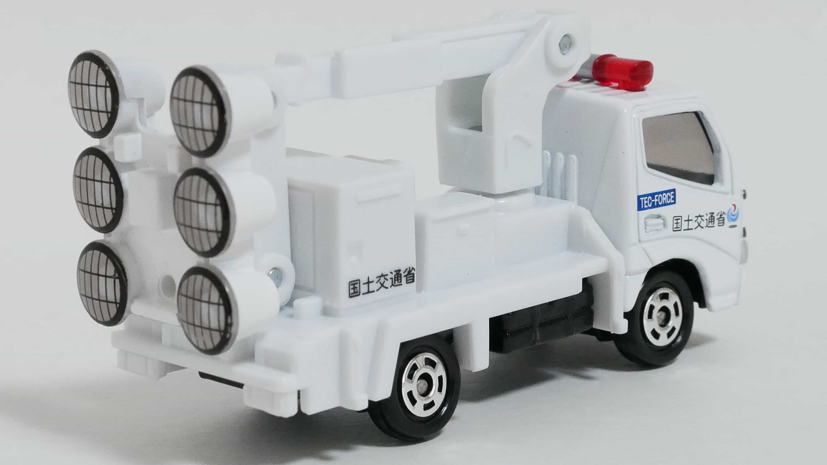 トミカNo.32-10国土交通省照明車-後