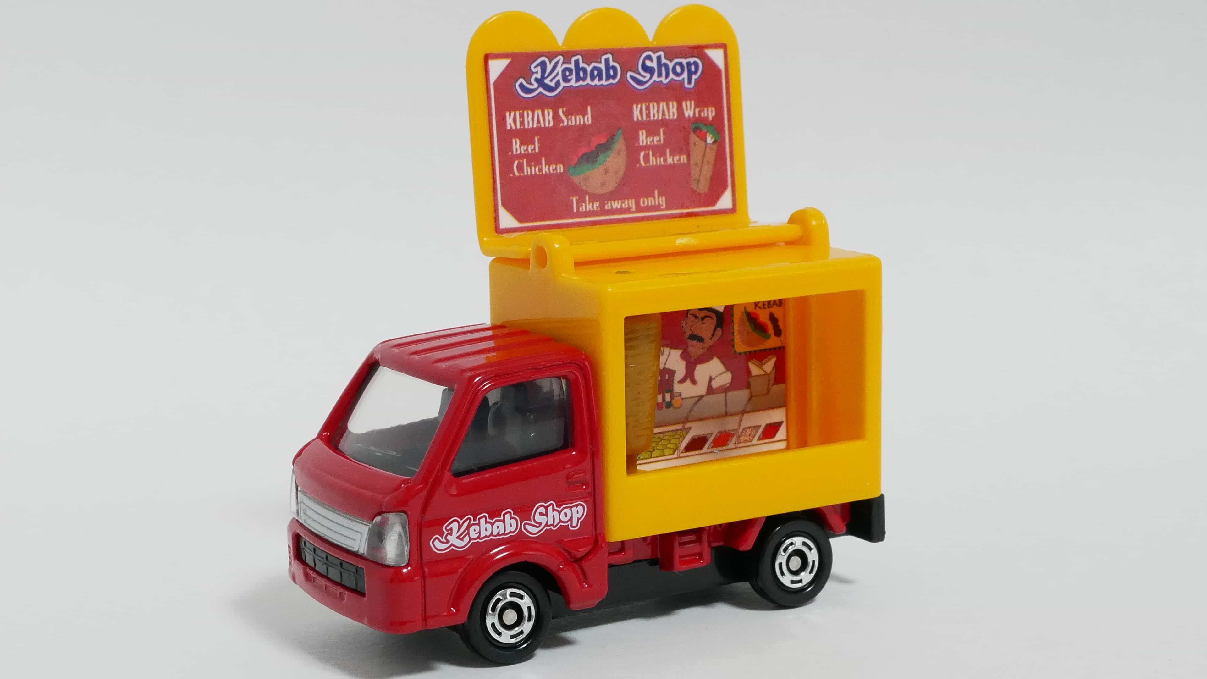 トミカNo.57-6スズキキャリィ移動販売車-前