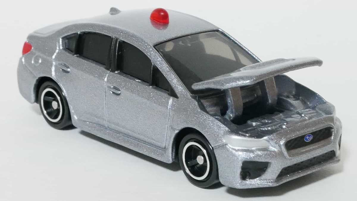 トミカ2-6スバルWRXS4覆面パトロールカー_ボンネット