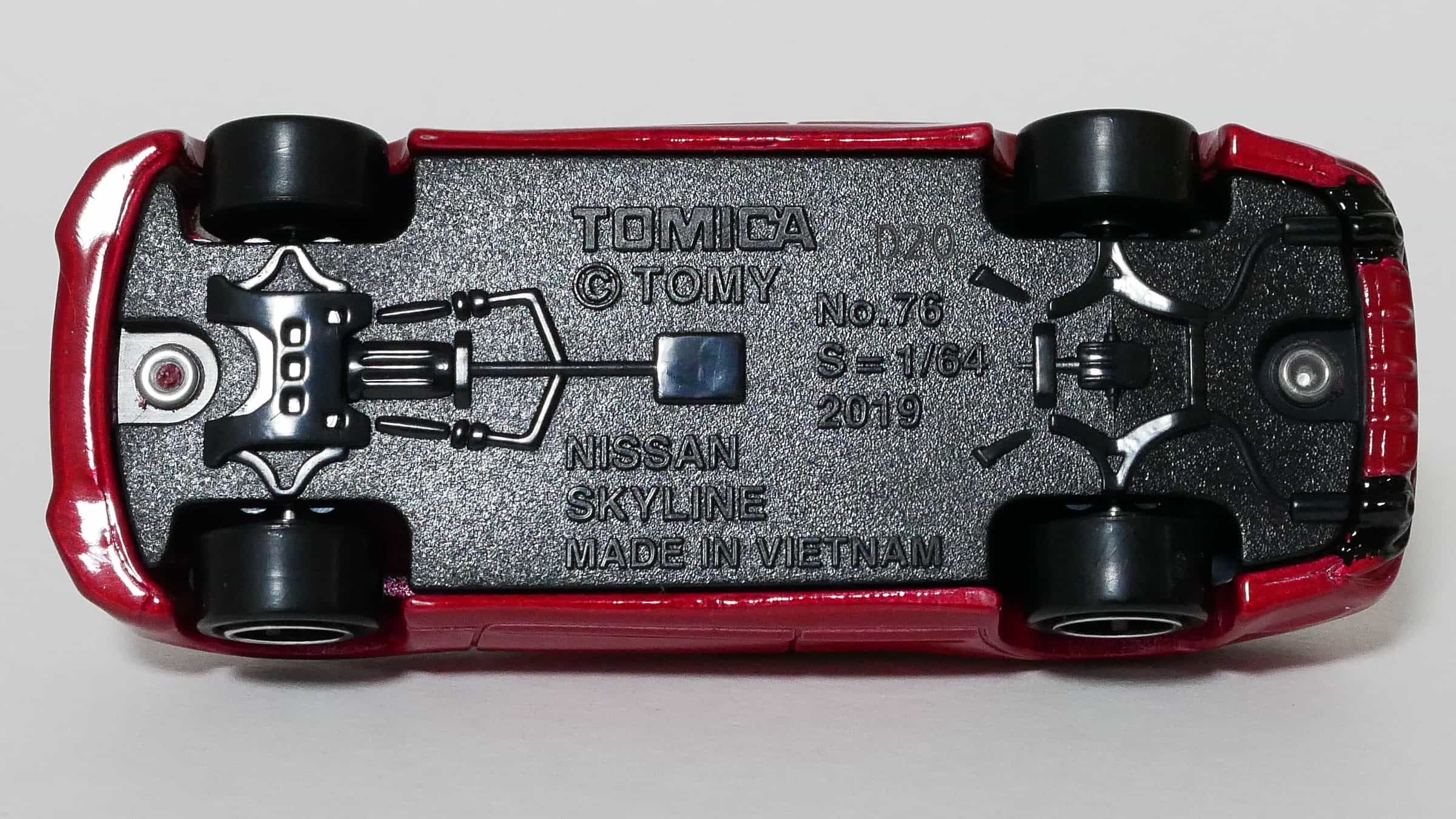 トミカ76-8日産スカイライン（通常）_裏