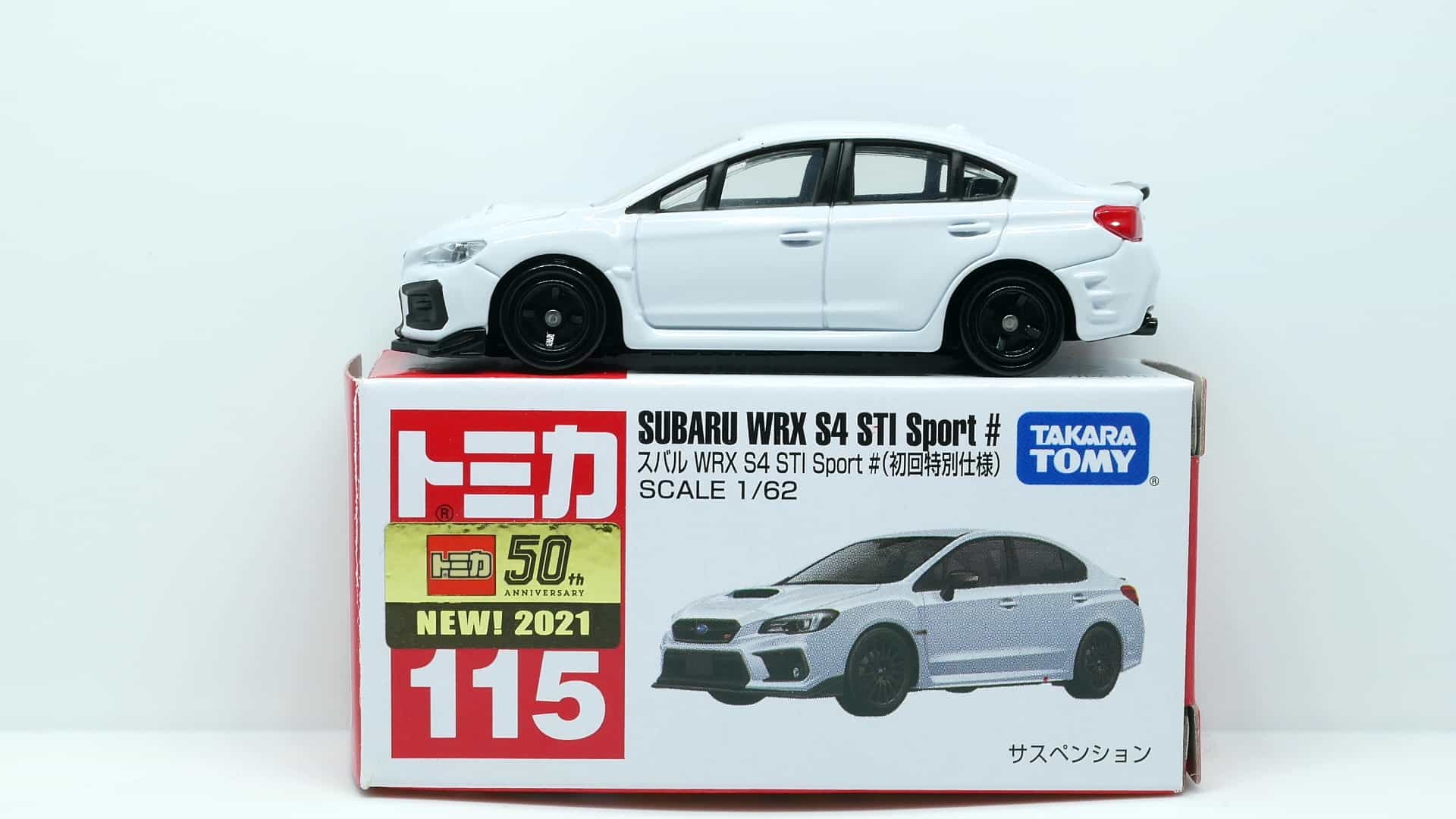 トミカ115-7 スバルWRX S4 STI Sport#初回特別仕様_箱