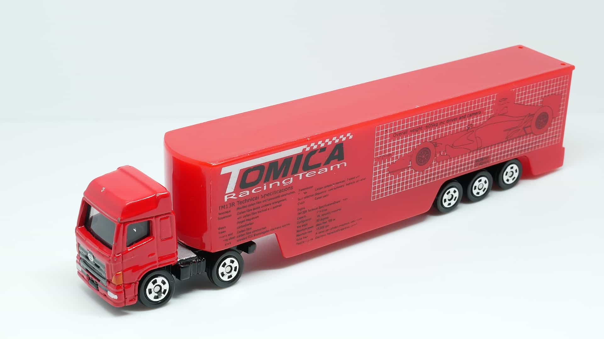 ロングトミカ129-1レーシングトランスポーター_前