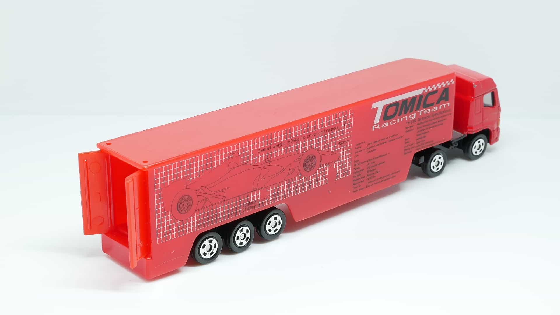 ロングトミカ129-1レーシングトランスポーター_後